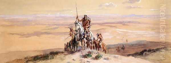 Indians on Plains - view 1