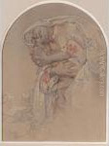 Mother Caressing Her Child by Alphonse Maria Mucha
