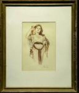 Woman With Water Jug by Alphonse Maria Mucha