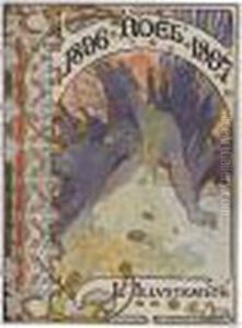 Couverture Pour L'illustration. 1896-noel-1897 (henderson & Dvorak R8) by Alphonse Maria Mucha