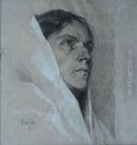 Portret Zeny by Alphonse Maria Mucha