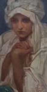 Podobizna Divky by Alphonse Maria Mucha