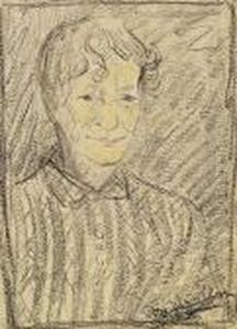 Bauerin Pauline, Bruckenberg by Otto Mueller