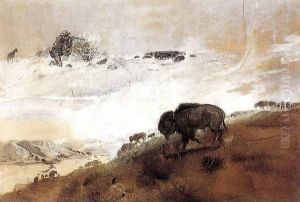 The Stand. Crossing the Missouri by Charles Marion Russell