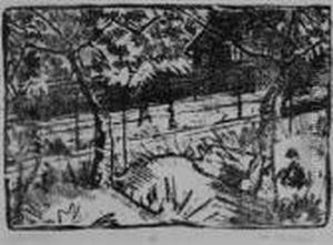 Bahnhof Schmiedeberg (riesengebirge) by Otto Mueller
