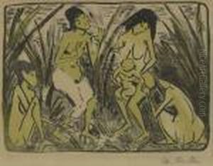 Auffindung Des Moses by Otto Mueller
