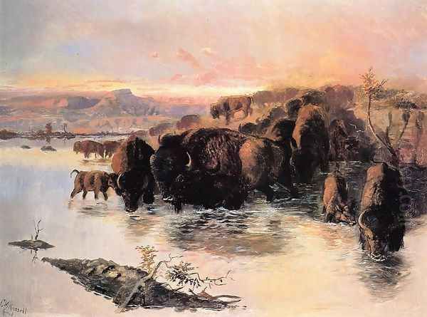 The Buffalo Herd - view 1
