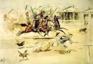 Whooping It Up by Charles Marion Russell