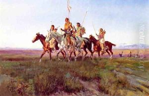 Return of the War Party by Charles Marion Russell