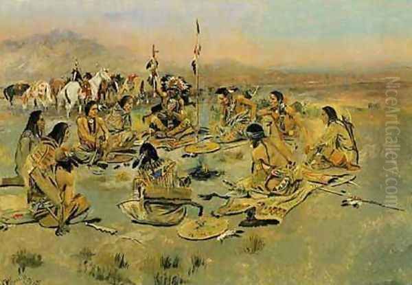 War Council on the Plains - view 1