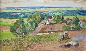 Bergische Sommerlandschaft by Hugo Muhlig