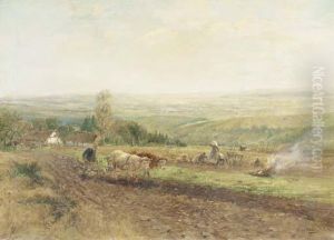 Working The Land: A Panoramic Landscape