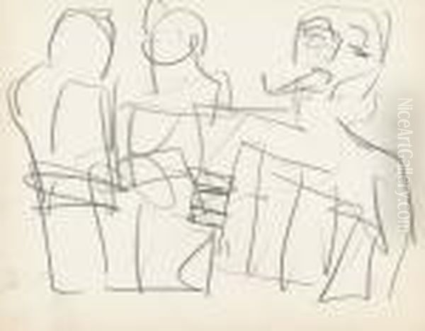 Ernst Ludwig Kirchner Im Gesprach - view 1