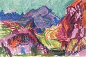 Tessiner Landschaft - Das Mendrisiotto, Von Obino Aus by Albert Muller