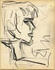 Bildnis Im Profil by Albert Muller