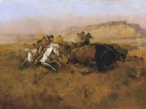 Buffalo Hunt No. 12 by Charles Marion Russell