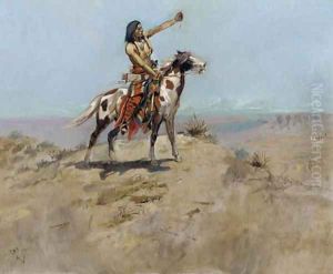 The Signal 2 by Charles Marion Russell