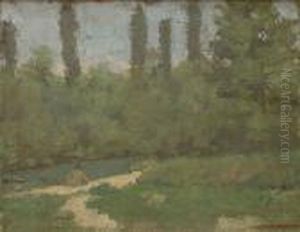 An Der Birs Bei Basel by Albert Muller