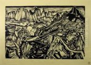 Grosse Tessinerlandschaft by Albert Muller