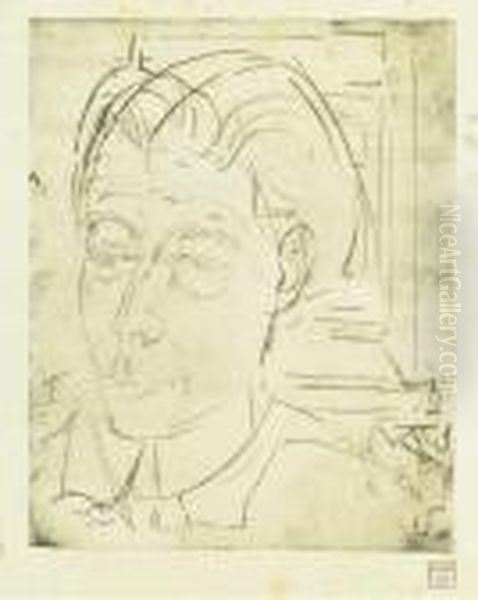 Portrait Von Ernst Ludwig Kirchner - view 1