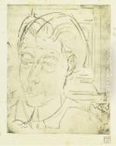 Portrait Von Ernst Ludwig Kirchner by Albert Muller