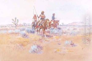 The Navajos by Charles Marion Russell