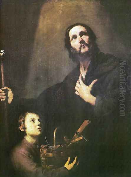 St Joseph and the Jesus child - view 1