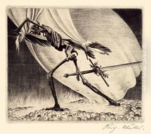 "der Wirkliche Friede" / "schneelandschaft" by Richard Muller