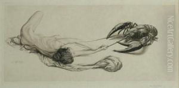 Nude With Lobster - view 1