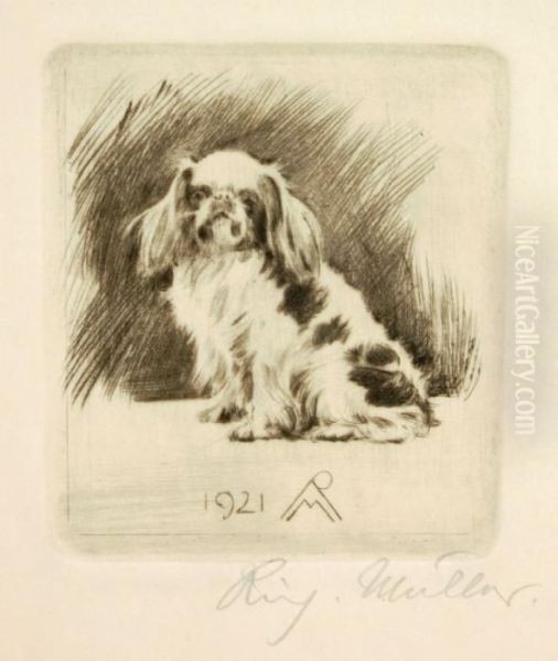 "pekinese Sitzend".1921 - view 1