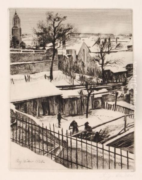 "schneelandschaft".1921 - view 1