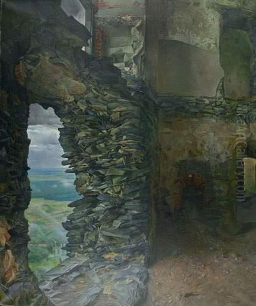 Die Ruine Bosig In Bohmen. - view 1