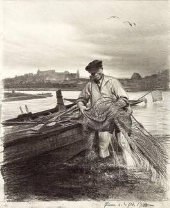 "fischer Bei Pirna An Der Elbe" by Richard Muller