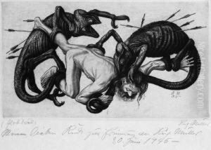 Der Bogenschutze. by Richard Muller