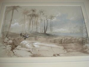 Statue Of Rameses by William James Muller