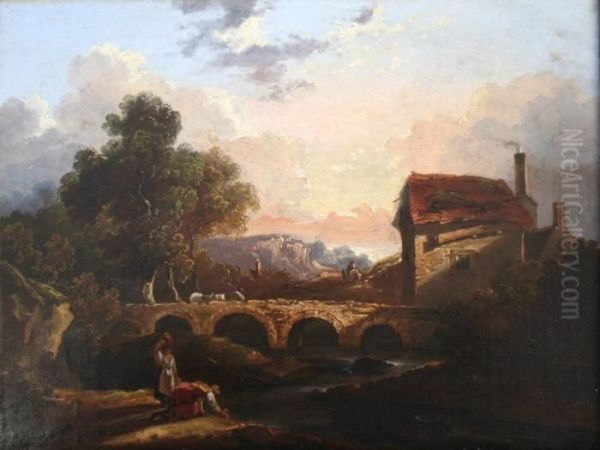 Country Landscape With Figures - view 1