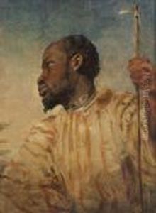 Portret Van Een Moorse Krijger