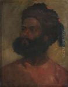 Portret Van Een Jonge, Bebaarde Oosterling