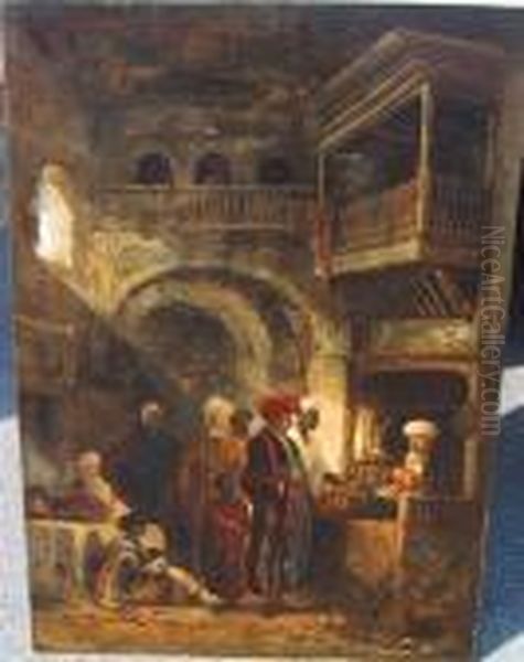 Interior Of A Temple Inhabited By Arabs - view 1