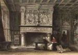 The Room Of Marie De Medici, Chateau De Blois, France by William James Muller