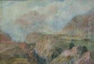 Nant Frangon, Wales. by William James Muller