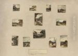Twelve Landscape Sketches by William James Muller