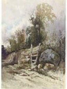 Road To Aber, North Wales by William James Muller