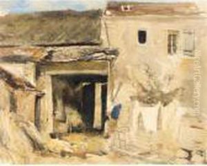 A French Farmhouse by William James Muller