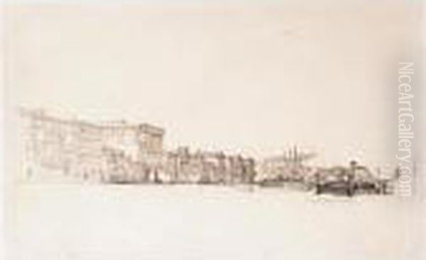 A Folio Of Drawings Of Continental Views - view 1