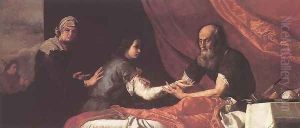 Jacob Receives Isaac's Blessing 1637 - view 1