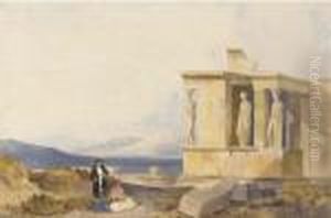 View Of The East Front Of The Acropolis, Athens by William James Muller