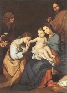 The Holy Family with St Catherine 1648