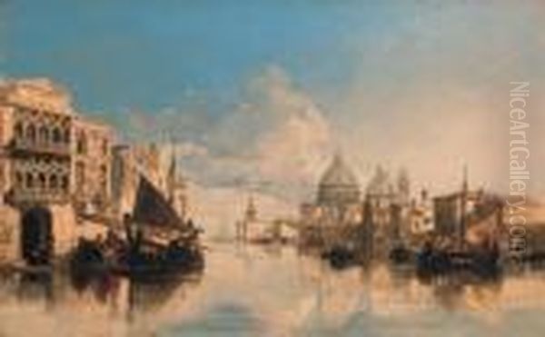 A Venetian Capriccio With The Dogana And Santa Maria Della Salute - view 1