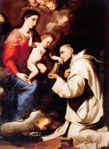 The Madonna with the Christ Child & Saint Bruno 1624